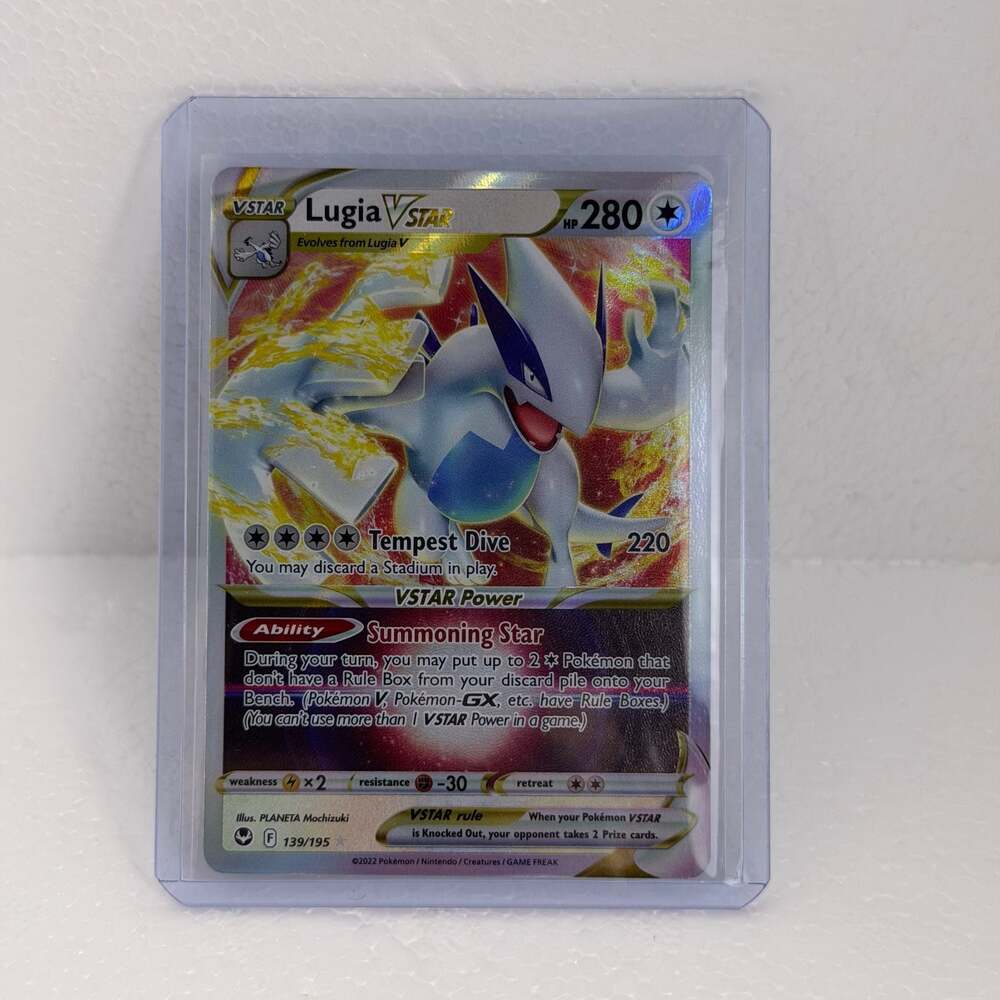Lugia VSTAR 139/195 Ultra Rare Silver Tempest Pokémon Card